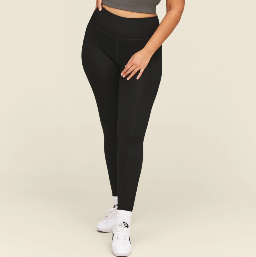 Girlfriend Collective Black High-rise Leggings